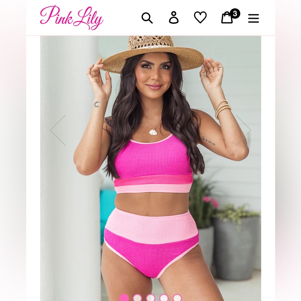 Pink Lily Do Not Disturb Bikini